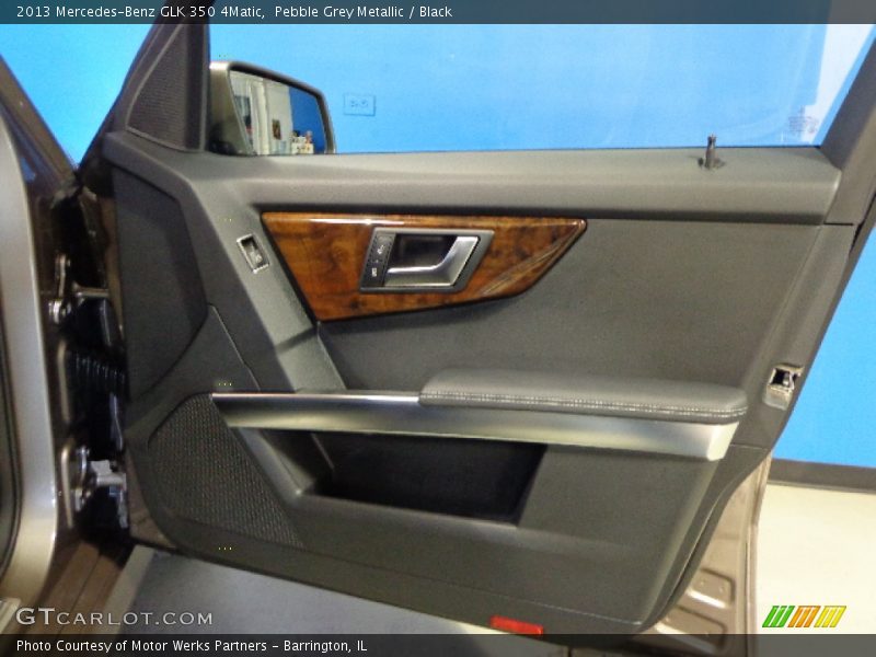Pebble Grey Metallic / Black 2013 Mercedes-Benz GLK 350 4Matic