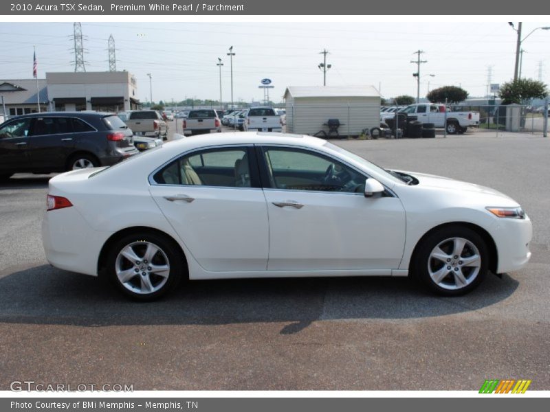 Premium White Pearl / Parchment 2010 Acura TSX Sedan