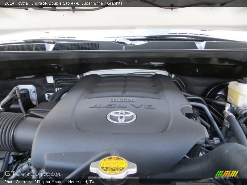 Super White / Graphite 2014 Toyota Tundra SR Double Cab 4x4