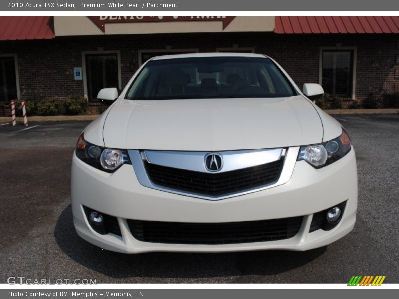 Premium White Pearl / Parchment 2010 Acura TSX Sedan