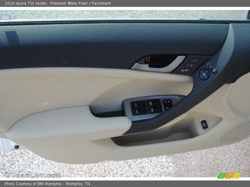 Premium White Pearl / Parchment 2010 Acura TSX Sedan