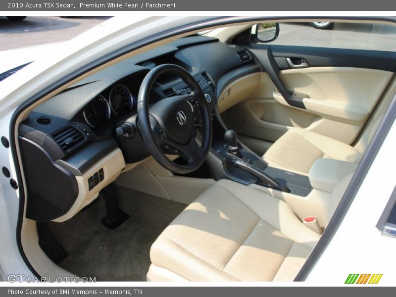 Premium White Pearl / Parchment 2010 Acura TSX Sedan