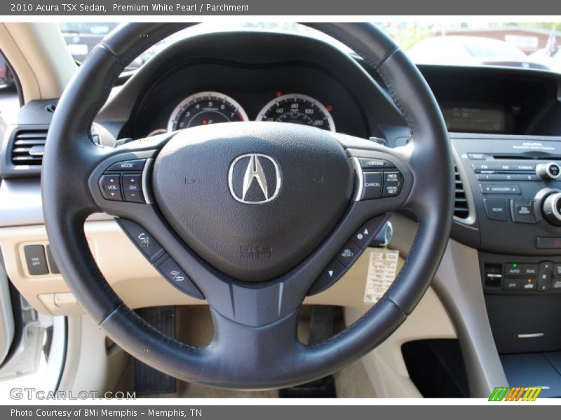 Premium White Pearl / Parchment 2010 Acura TSX Sedan