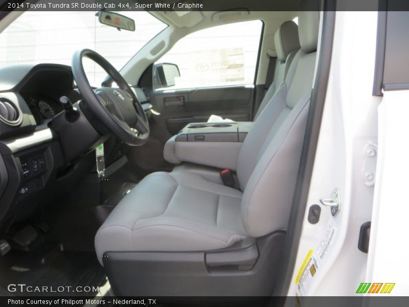 Super White / Graphite 2014 Toyota Tundra SR Double Cab 4x4
