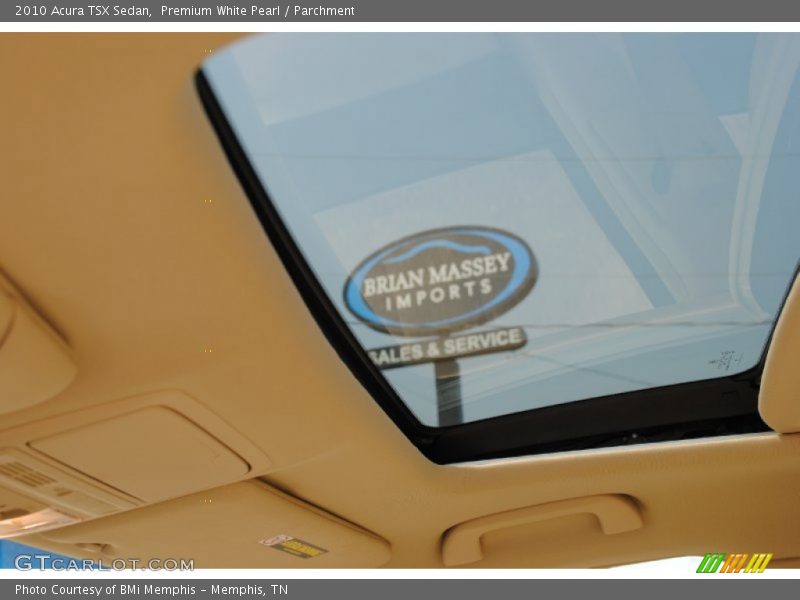 Premium White Pearl / Parchment 2010 Acura TSX Sedan