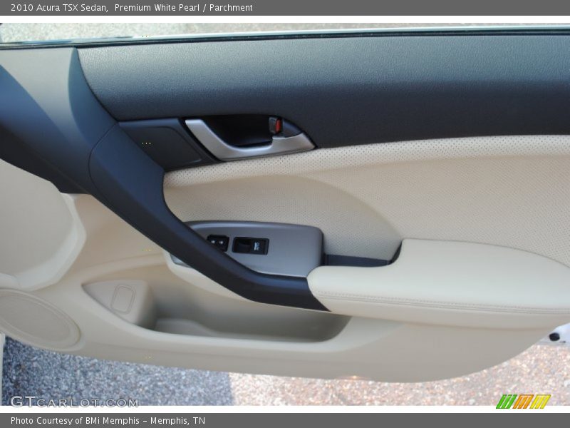Premium White Pearl / Parchment 2010 Acura TSX Sedan