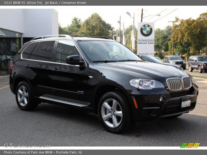 Jet Black / Cinnamon Brown 2013 BMW X5 xDrive 50i