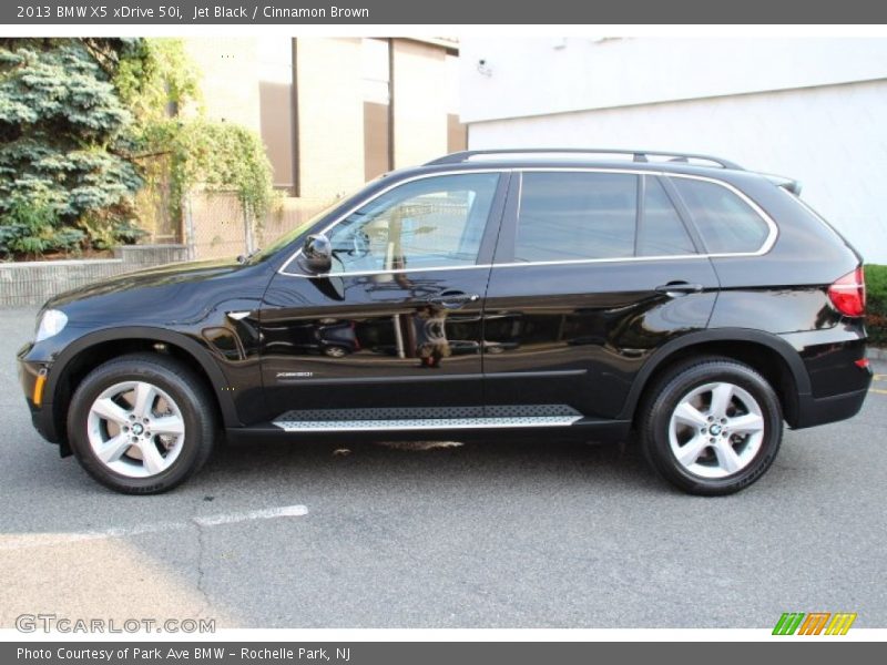 Jet Black / Cinnamon Brown 2013 BMW X5 xDrive 50i