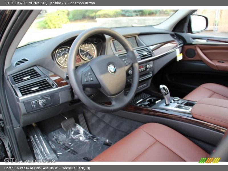Jet Black / Cinnamon Brown 2013 BMW X5 xDrive 50i
