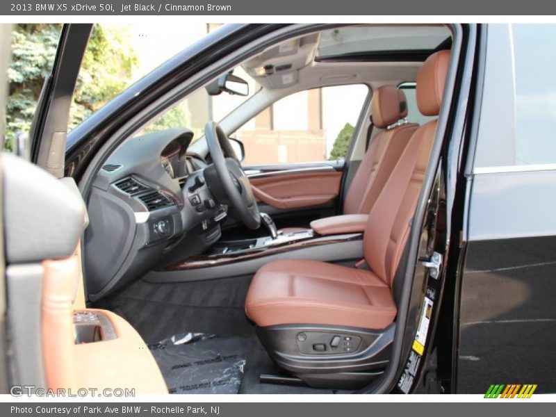 Jet Black / Cinnamon Brown 2013 BMW X5 xDrive 50i