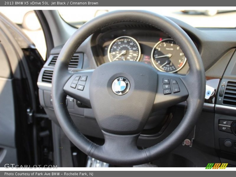 Jet Black / Cinnamon Brown 2013 BMW X5 xDrive 50i