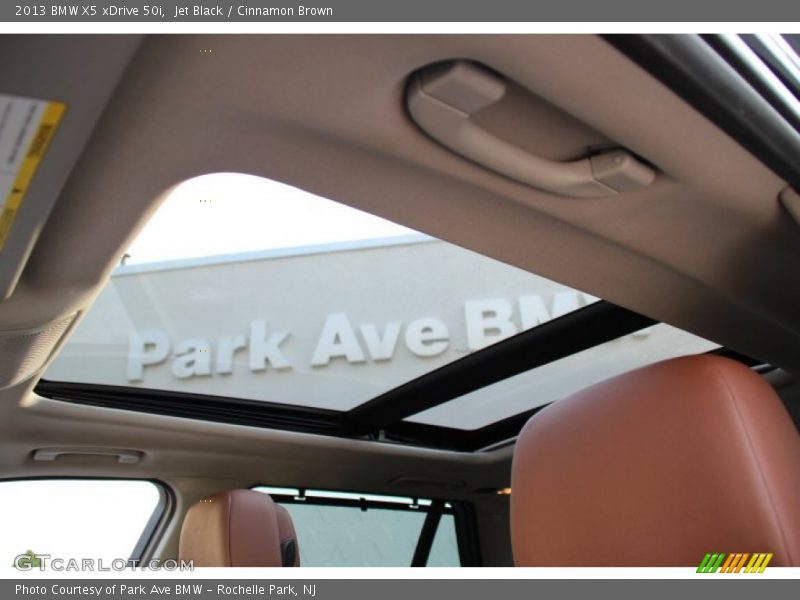 Jet Black / Cinnamon Brown 2013 BMW X5 xDrive 50i