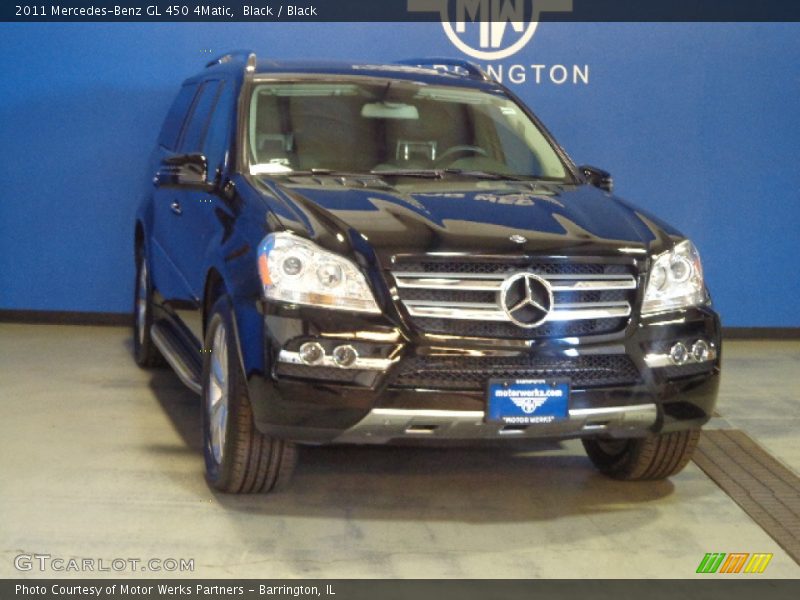 Black / Black 2011 Mercedes-Benz GL 450 4Matic