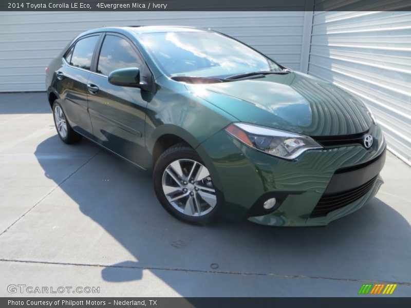 Front 3/4 View of 2014 Corolla LE Eco