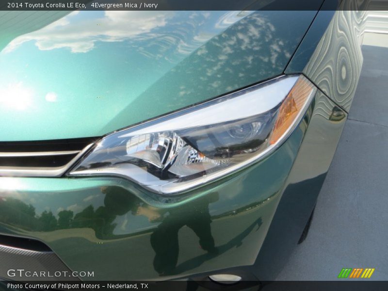 4Evergreen Mica / Ivory 2014 Toyota Corolla LE Eco