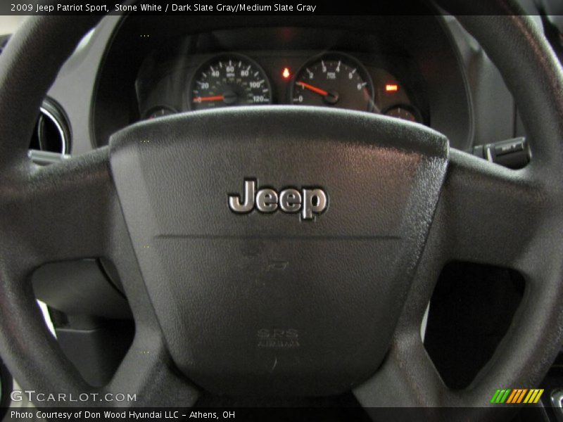 Stone White / Dark Slate Gray/Medium Slate Gray 2009 Jeep Patriot Sport