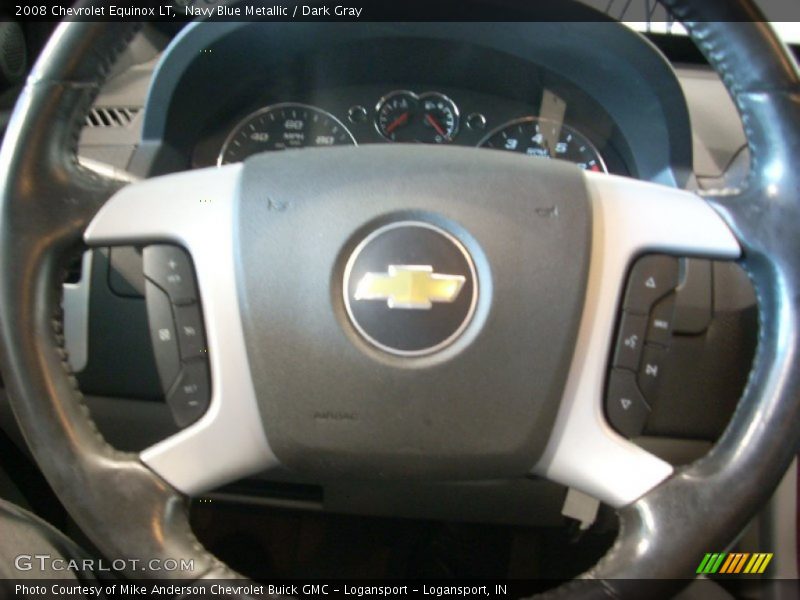 Navy Blue Metallic / Dark Gray 2008 Chevrolet Equinox LT