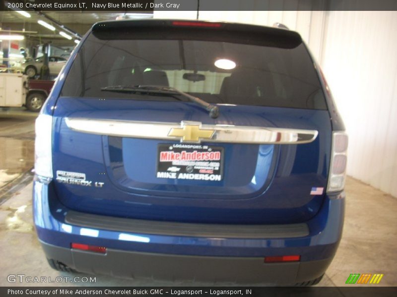 Navy Blue Metallic / Dark Gray 2008 Chevrolet Equinox LT