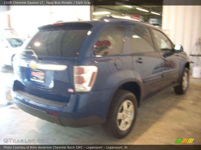 Navy Blue Metallic / Dark Gray 2008 Chevrolet Equinox LT