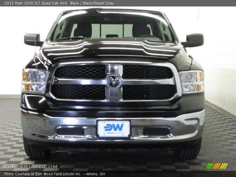 Black / Black/Diesel Gray 2013 Ram 1500 SLT Quad Cab 4x4