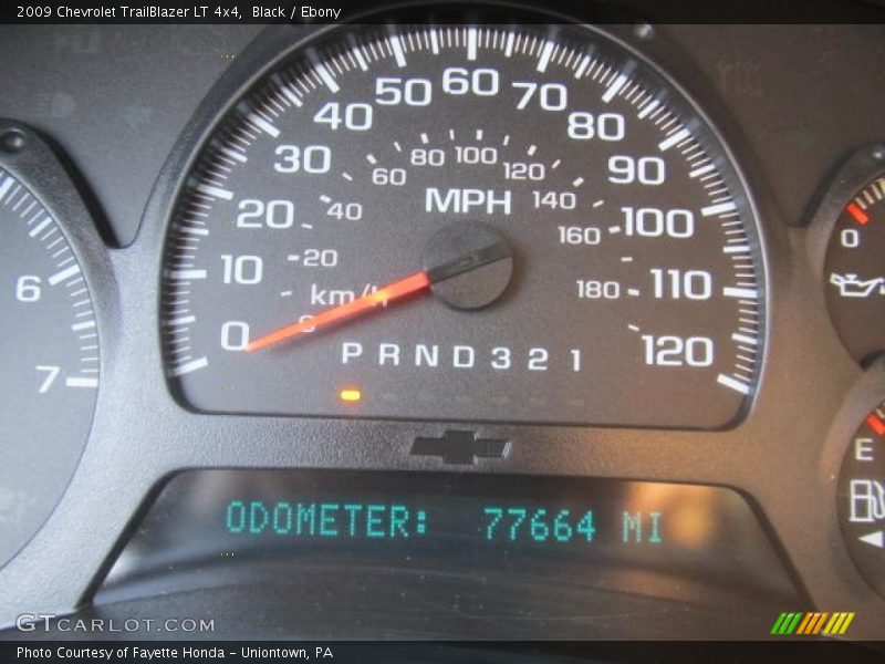 Black / Ebony 2009 Chevrolet TrailBlazer LT 4x4