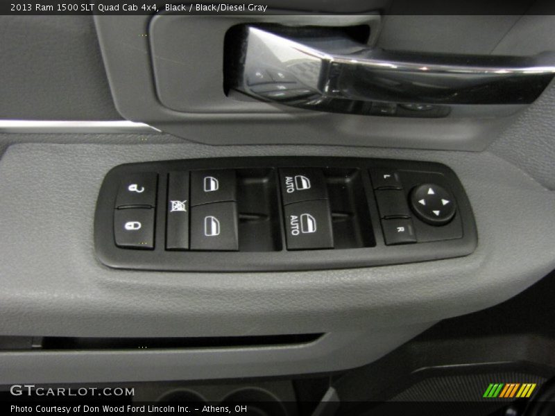 Black / Black/Diesel Gray 2013 Ram 1500 SLT Quad Cab 4x4