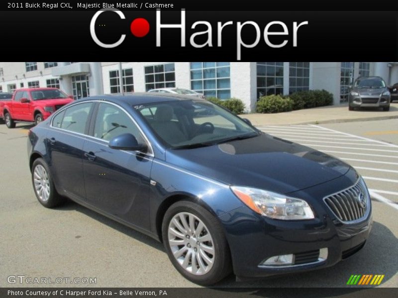 Majestic Blue Metallic / Cashmere 2011 Buick Regal CXL