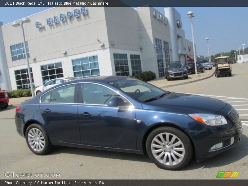 Majestic Blue Metallic / Cashmere 2011 Buick Regal CXL