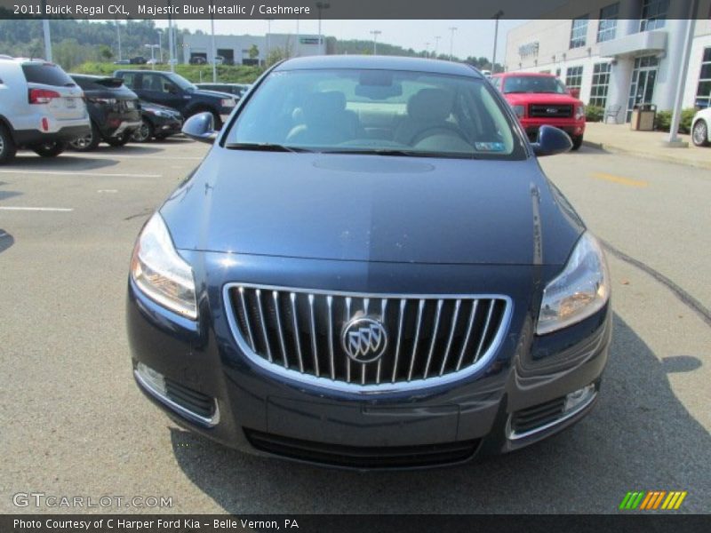 Majestic Blue Metallic / Cashmere 2011 Buick Regal CXL