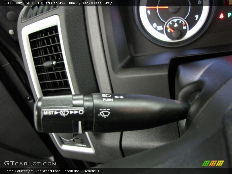Black / Black/Diesel Gray 2013 Ram 1500 SLT Quad Cab 4x4