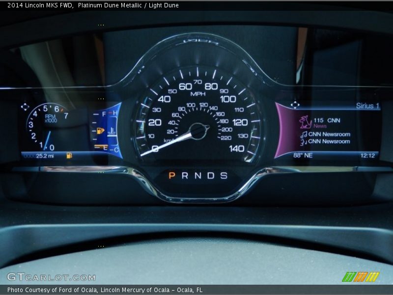 Platinum Dune Metallic / Light Dune 2014 Lincoln MKS FWD