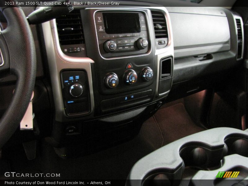 Black / Black/Diesel Gray 2013 Ram 1500 SLT Quad Cab 4x4