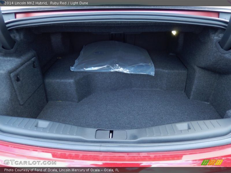 2014 MKZ Hybrid Trunk