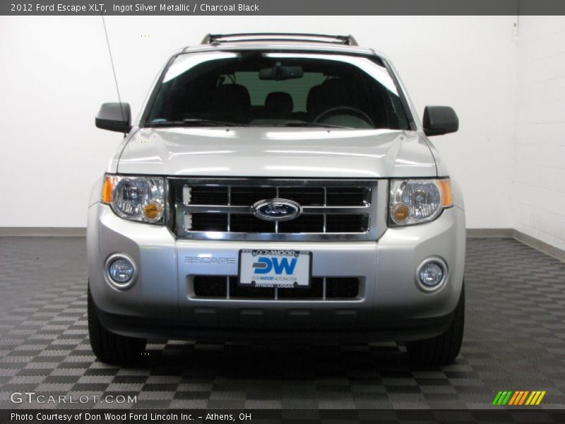 Ingot Silver Metallic / Charcoal Black 2012 Ford Escape XLT