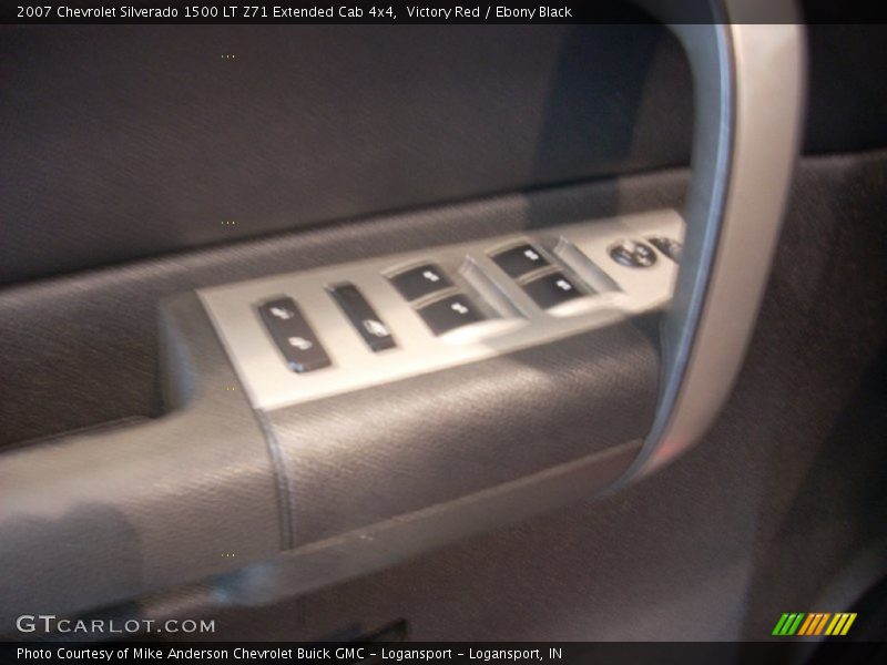 Victory Red / Ebony Black 2007 Chevrolet Silverado 1500 LT Z71 Extended Cab 4x4