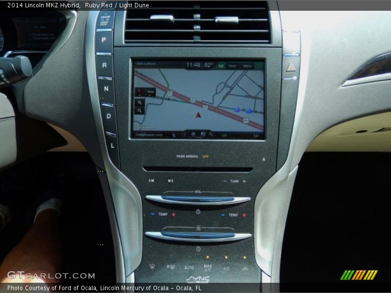 Navigation of 2014 MKZ Hybrid