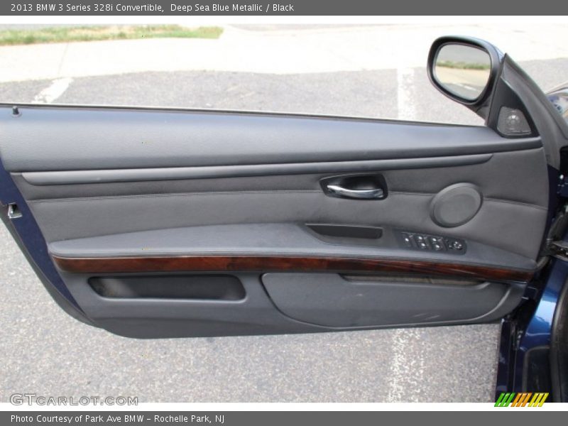 Deep Sea Blue Metallic / Black 2013 BMW 3 Series 328i Convertible