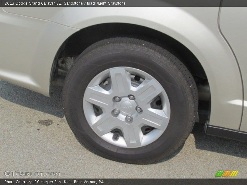 Sandstone / Black/Light Graystone 2013 Dodge Grand Caravan SE