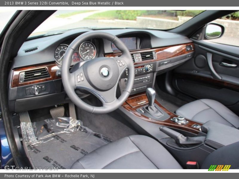 Deep Sea Blue Metallic / Black 2013 BMW 3 Series 328i Convertible