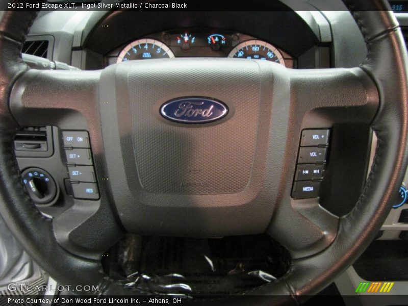 Ingot Silver Metallic / Charcoal Black 2012 Ford Escape XLT