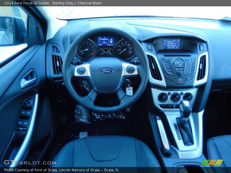 Sterling Gray / Charcoal Black 2014 Ford Focus SE Sedan