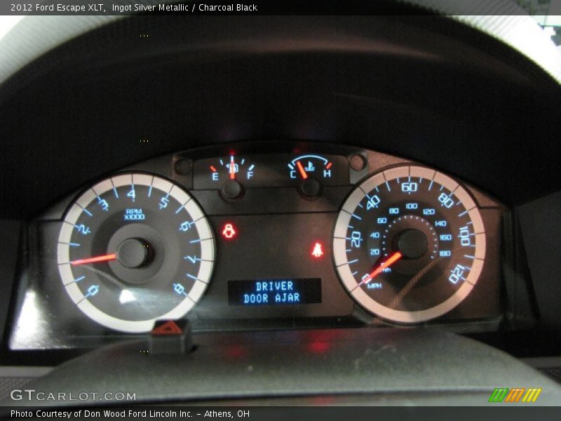 Ingot Silver Metallic / Charcoal Black 2012 Ford Escape XLT