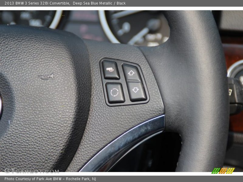 Deep Sea Blue Metallic / Black 2013 BMW 3 Series 328i Convertible