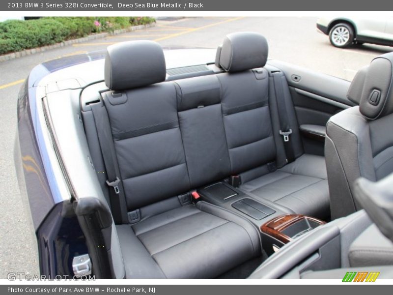 Deep Sea Blue Metallic / Black 2013 BMW 3 Series 328i Convertible
