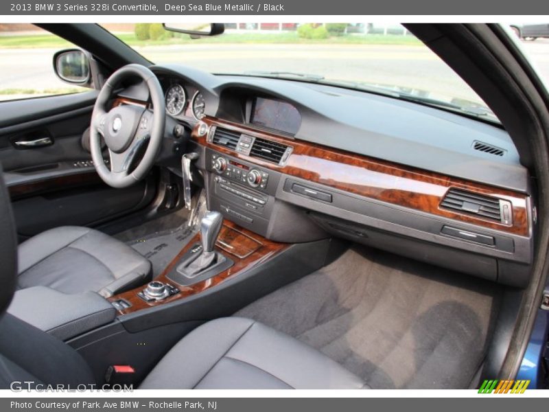 Deep Sea Blue Metallic / Black 2013 BMW 3 Series 328i Convertible