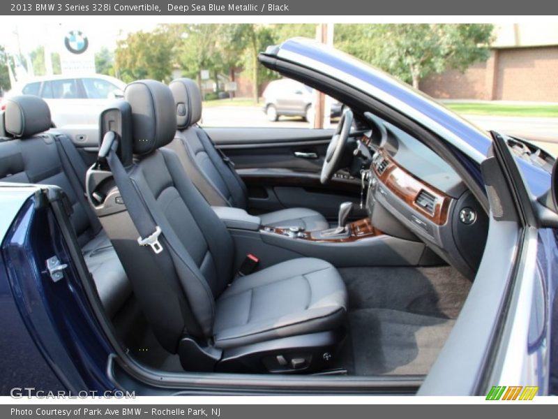 Deep Sea Blue Metallic / Black 2013 BMW 3 Series 328i Convertible