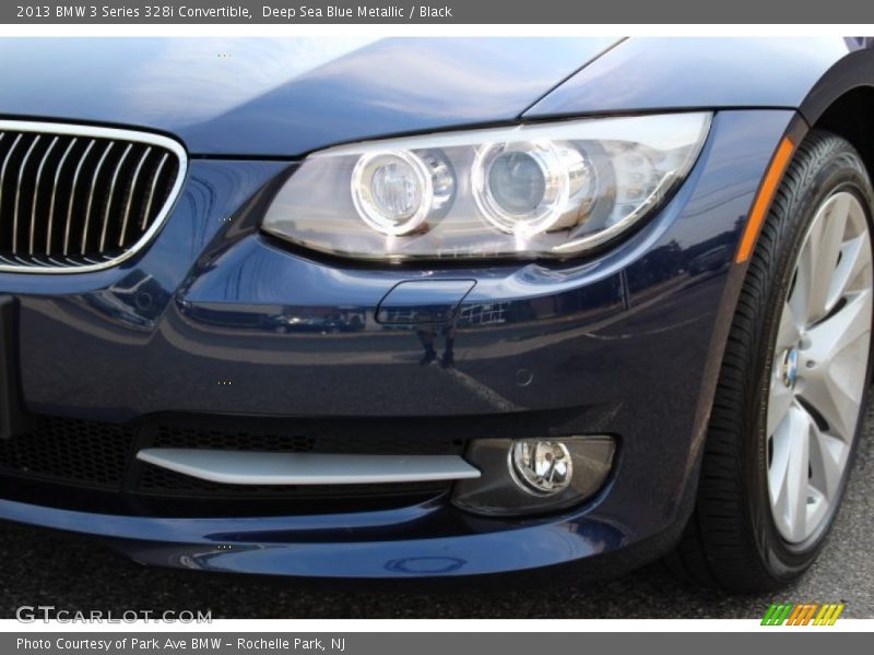Deep Sea Blue Metallic / Black 2013 BMW 3 Series 328i Convertible