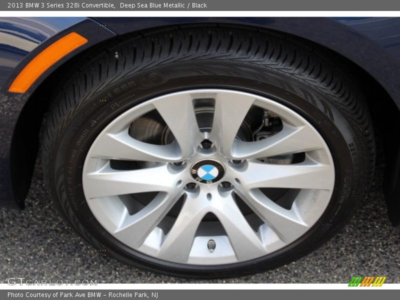 Deep Sea Blue Metallic / Black 2013 BMW 3 Series 328i Convertible