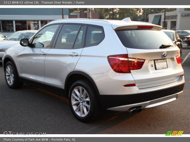 Titanium Silver Metallic / Oyster 2013 BMW X3 xDrive 28i