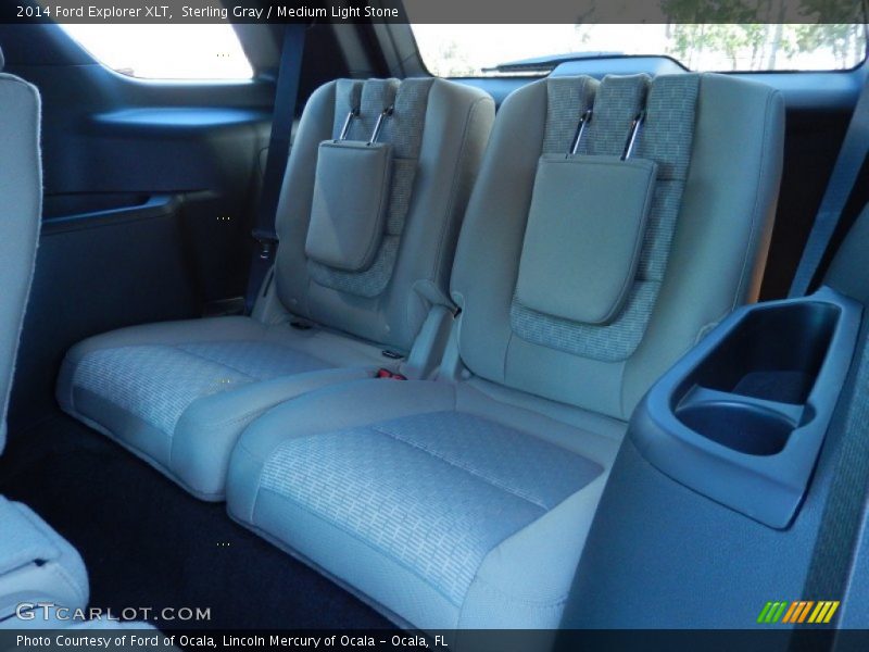 Sterling Gray / Medium Light Stone 2014 Ford Explorer XLT